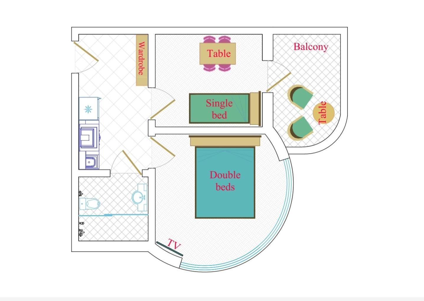 Leyla Apartments 2 باكو الغرفة الصورة